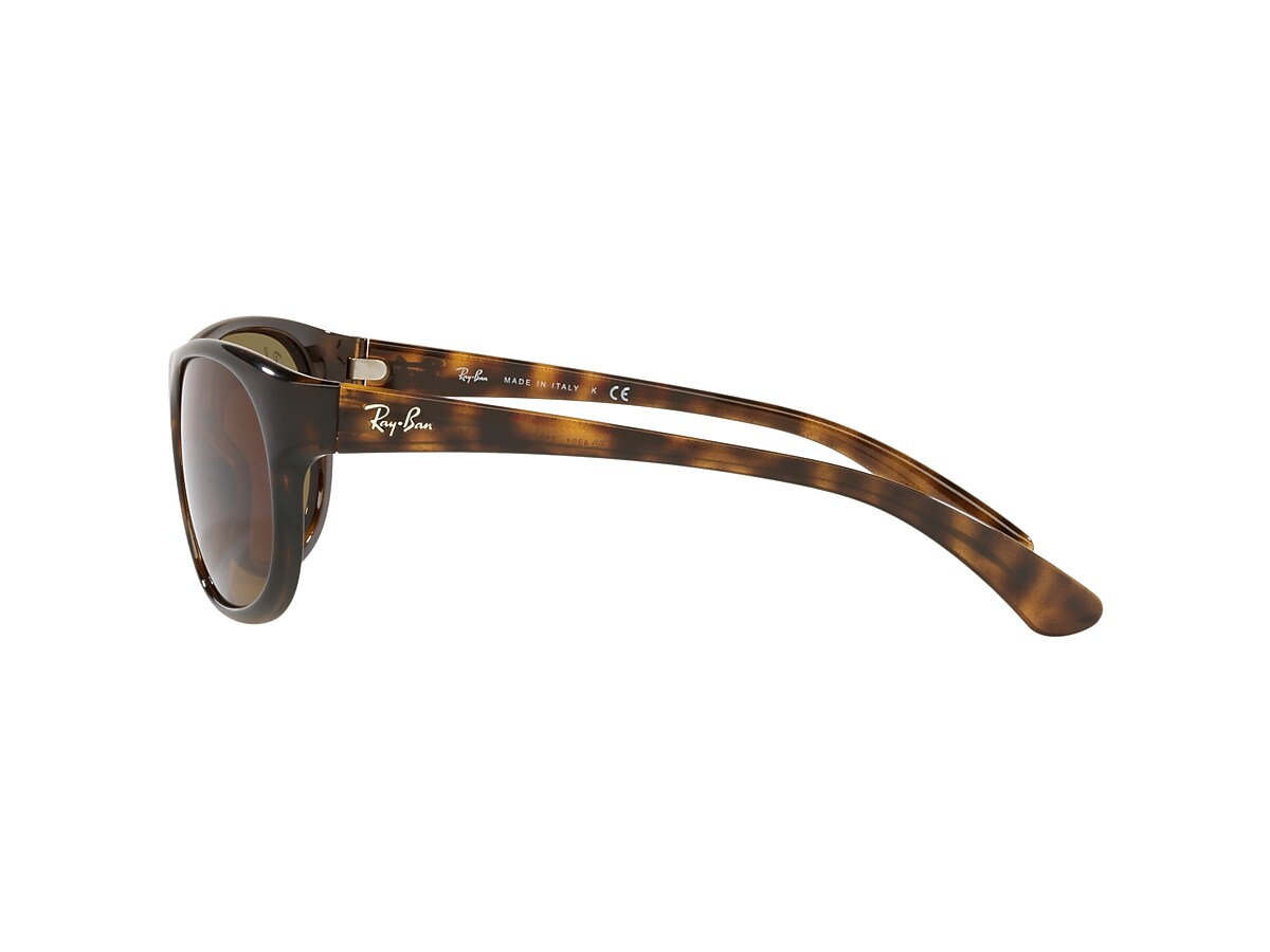 Ray-Ban RB4351 59 Dark Brown & Havana Sunglasses | Sunglass Hut Canada