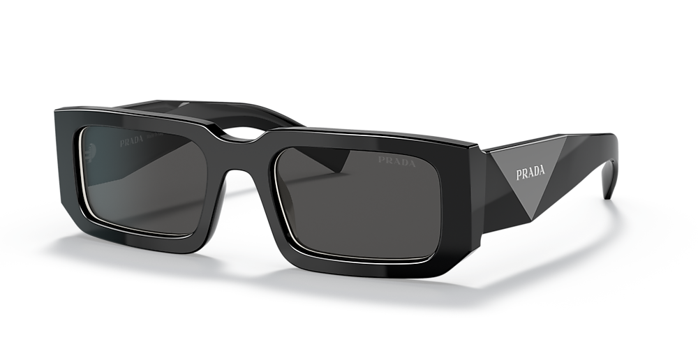 Prada PR 06YS 53 Dark Grey & Black/White Sunglasses | Sunglass Hut USA