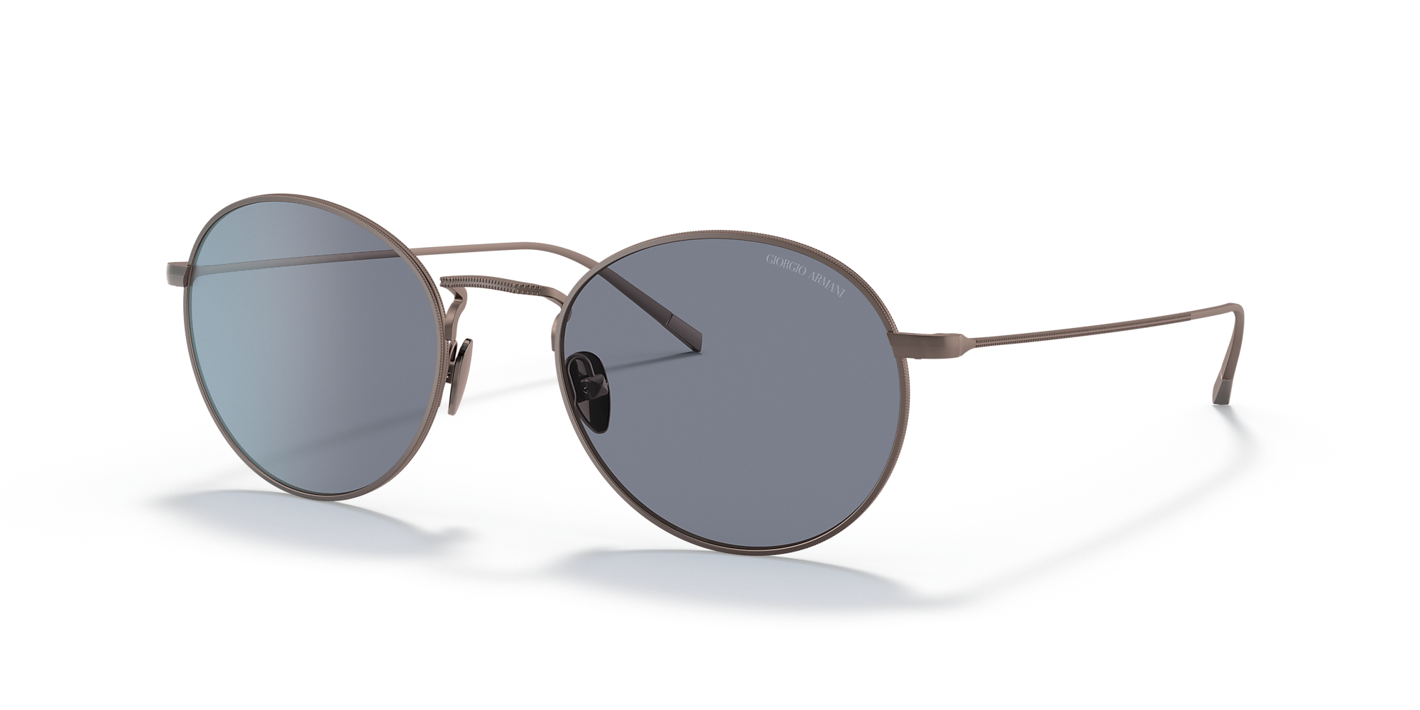 Giorgio Armani AR6125 52 Blue & Matte Bronze Sunglasses | Sunglass Hut USA