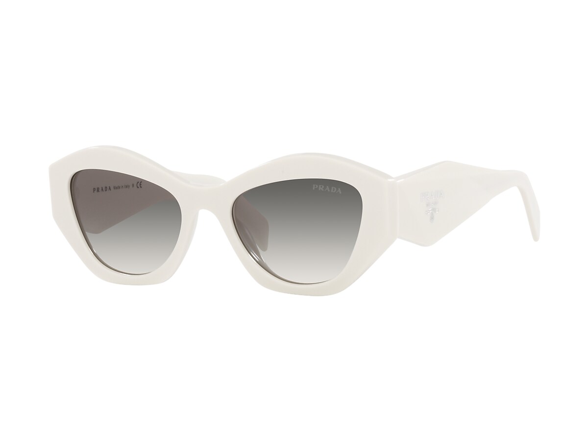 Prada PR 07YS 53 Grey Gradient & White Sunglasses | Sunglass Hut USA