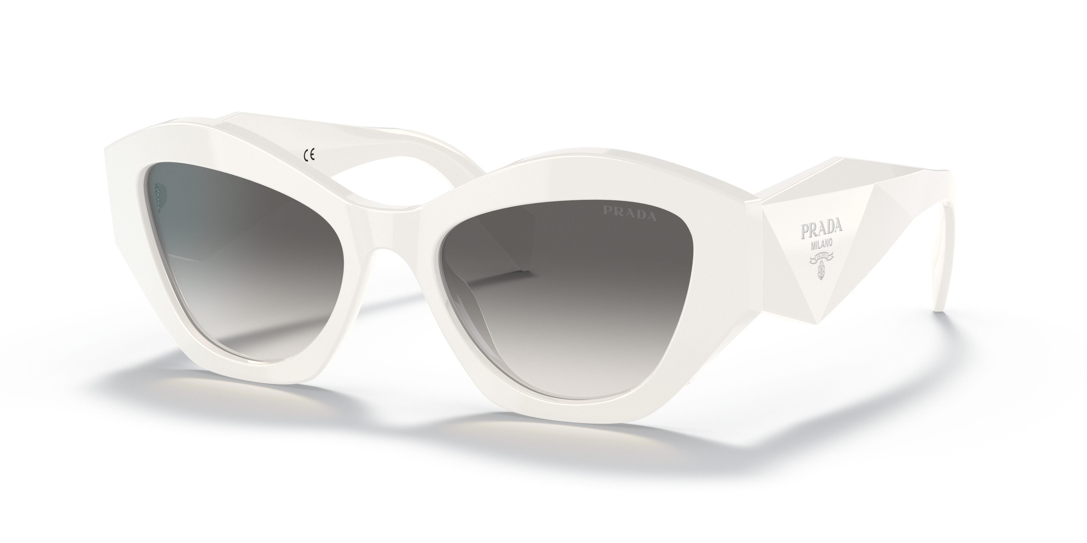 sunglasses prada white