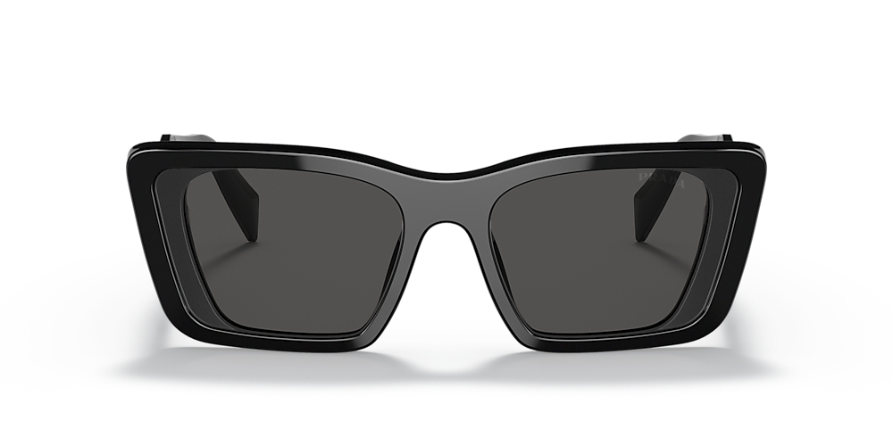 Prada PR 08YS 51 Dark Grey & Black Sunglasses | Sunglass Hut United Kingdom