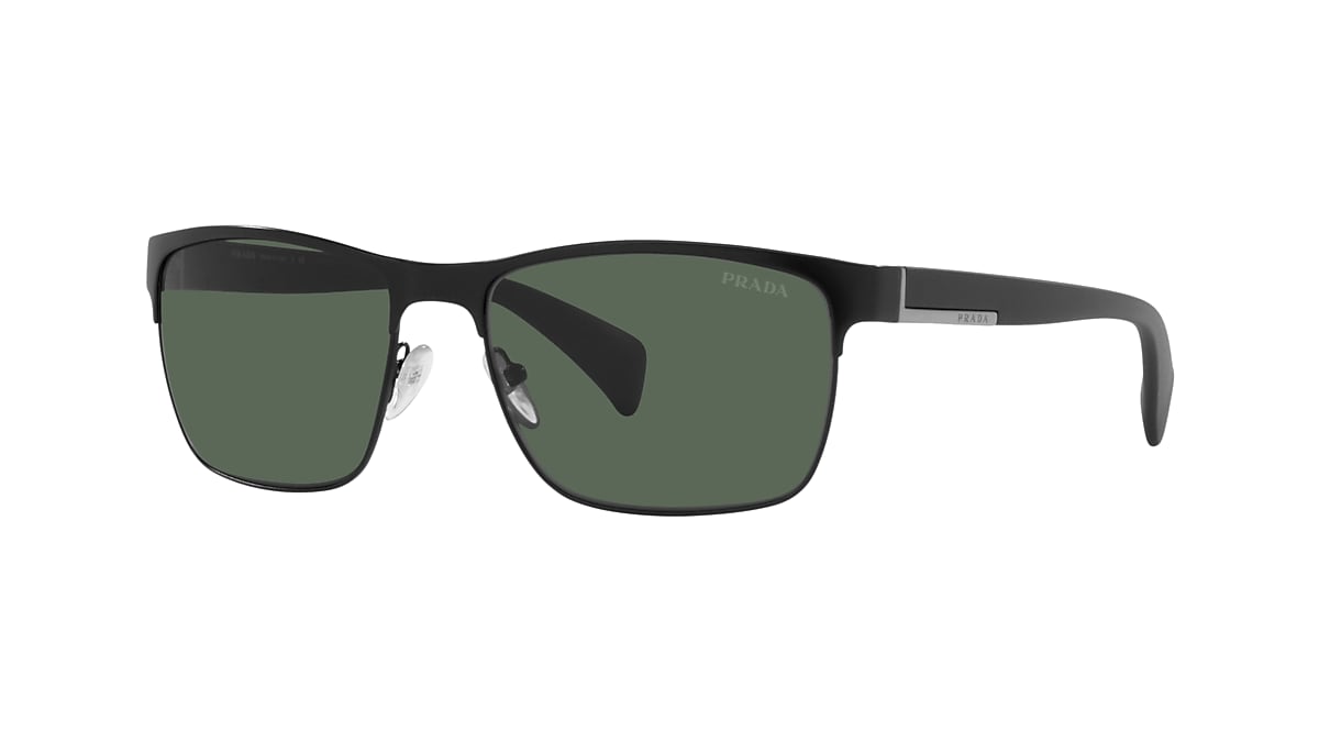 Prada PR 51OS Conceptual 58 Dark Green & Matte Black Sunglasses | Sunglass  Hut USA