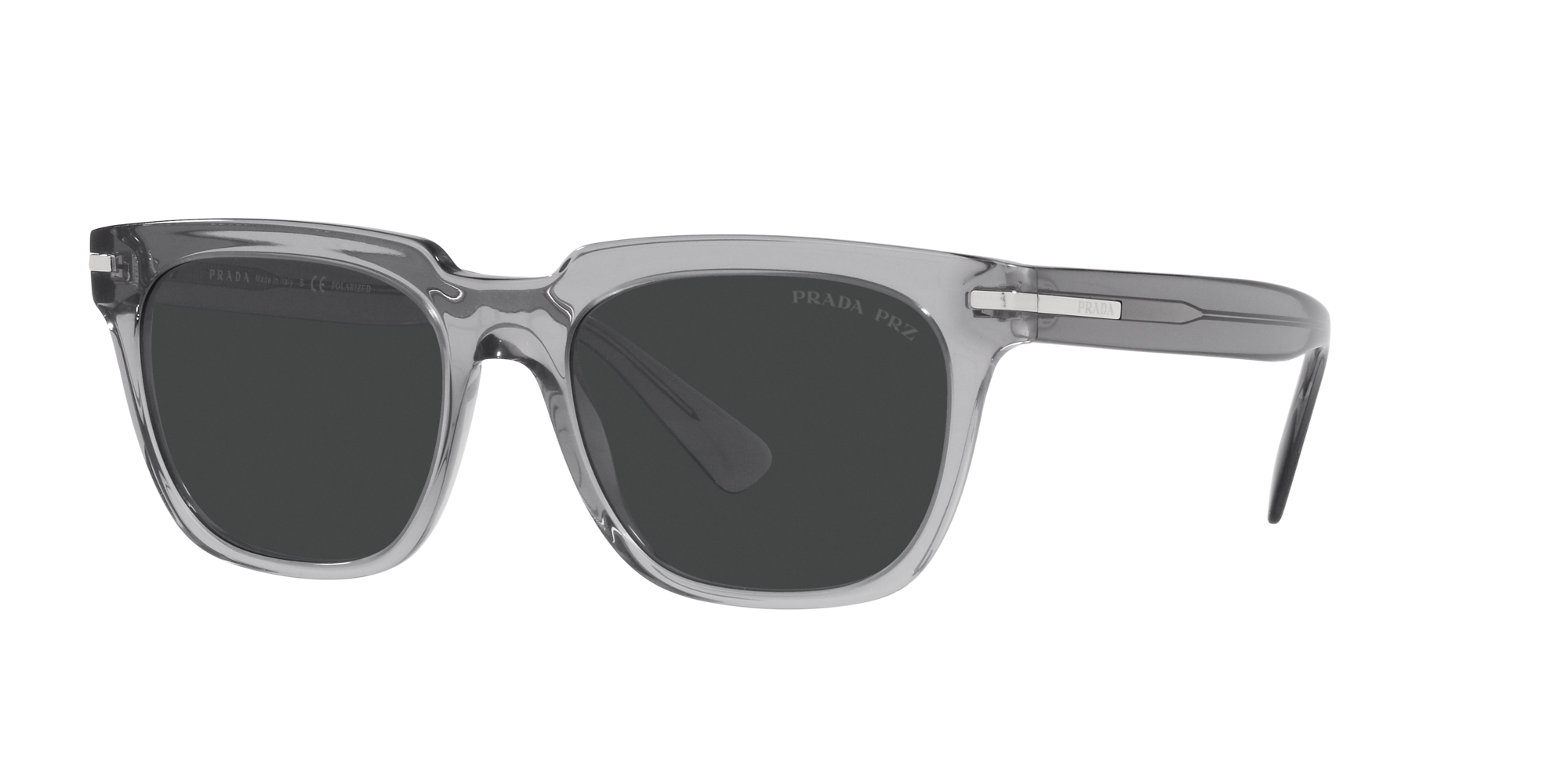 prada clear frame sunglasses