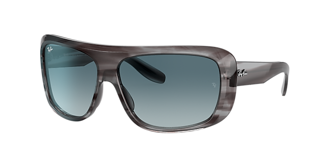 Ray-Ban RB2196 Blair 61 Dark Grey & Havana On Transparent