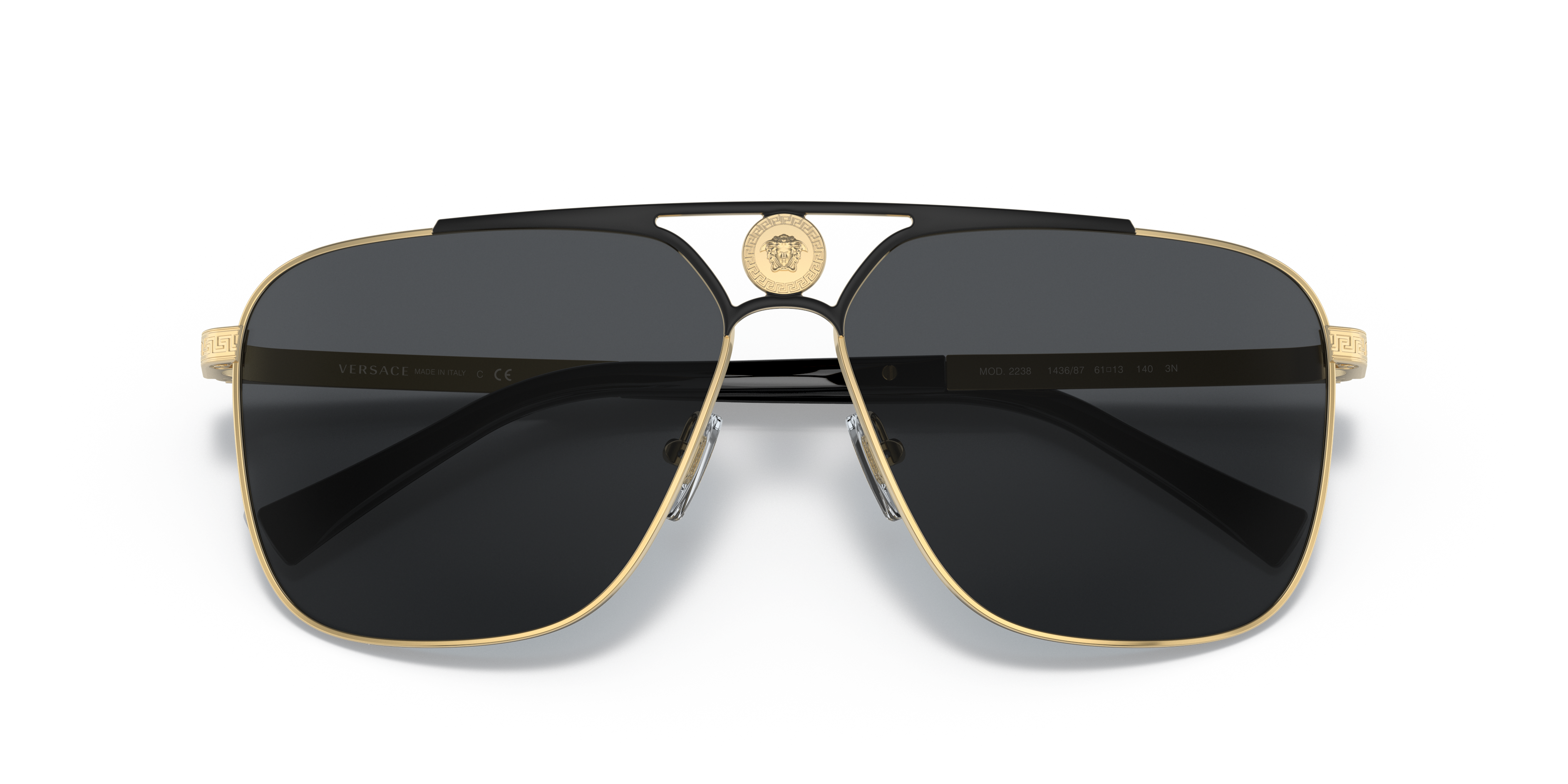 gold and black versace sunglasses