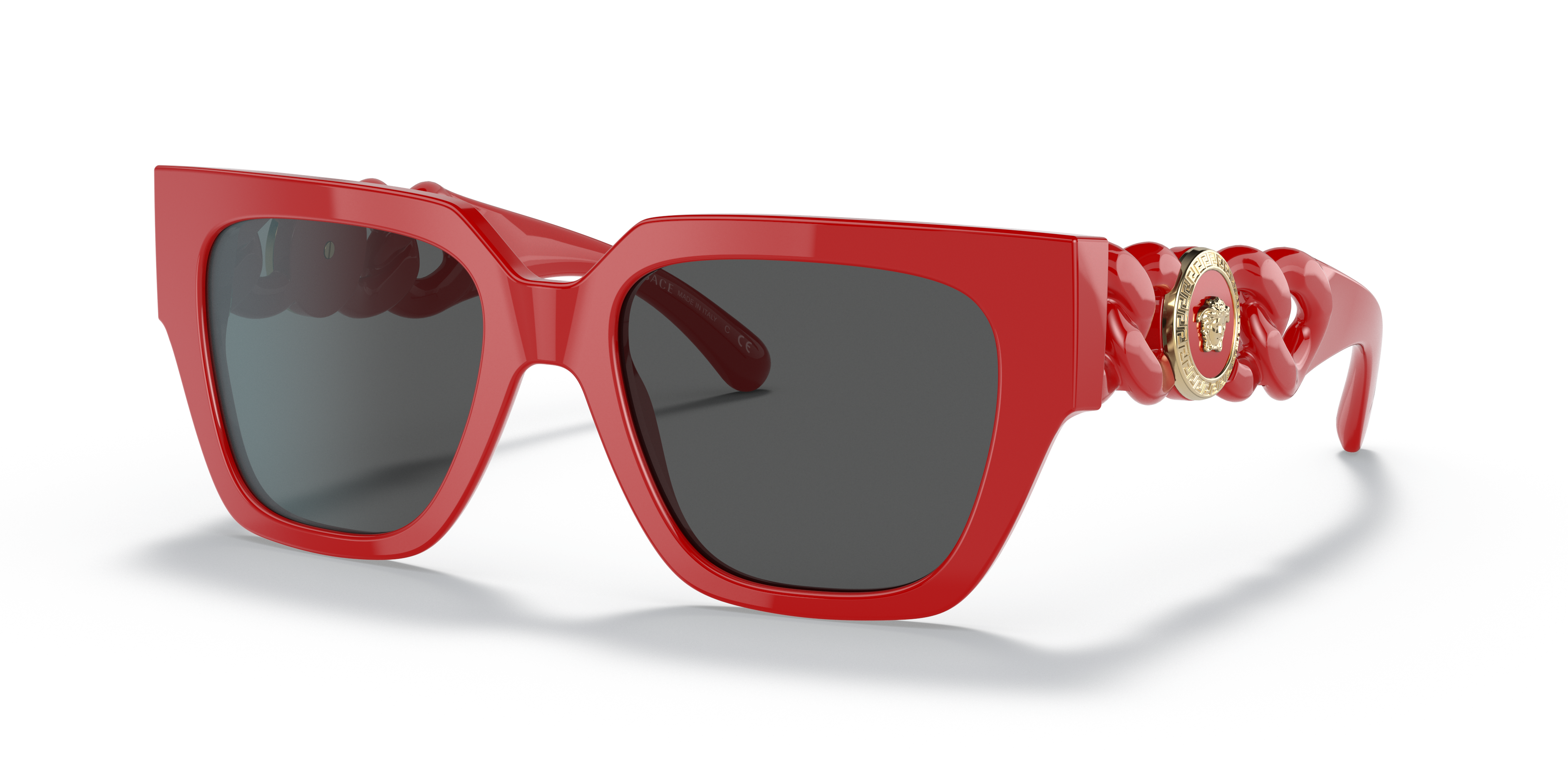 versace red women's sunglasses