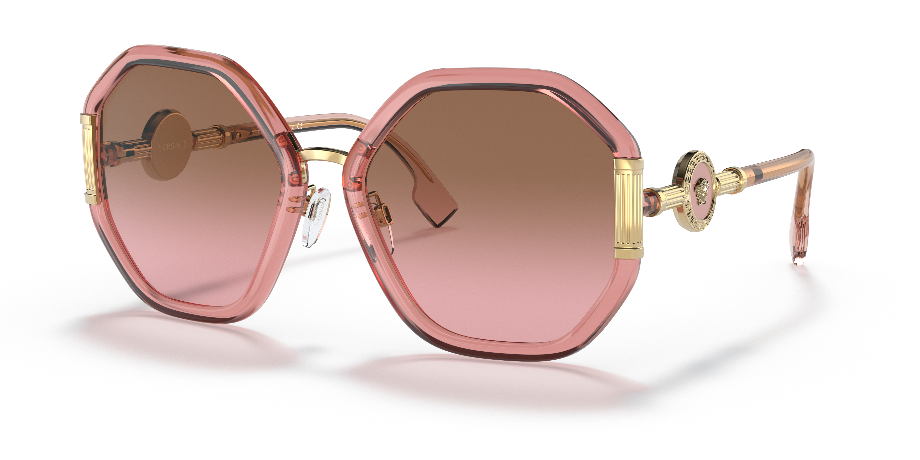 versace transparent pink sunglasses