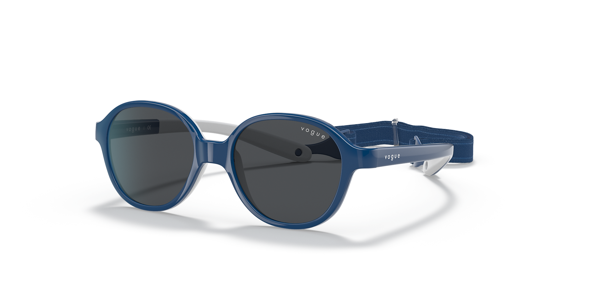 Vogue Eyewear VJ2012 43 Dark Grey & Blue On Rubber Cream Sunglasses ...