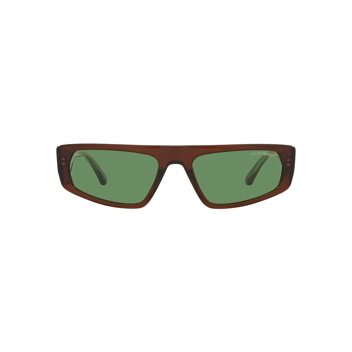 Emporio Armani EA4168 56 Green & Brown Sunglasses | Sunglass Hut United  Kingdom