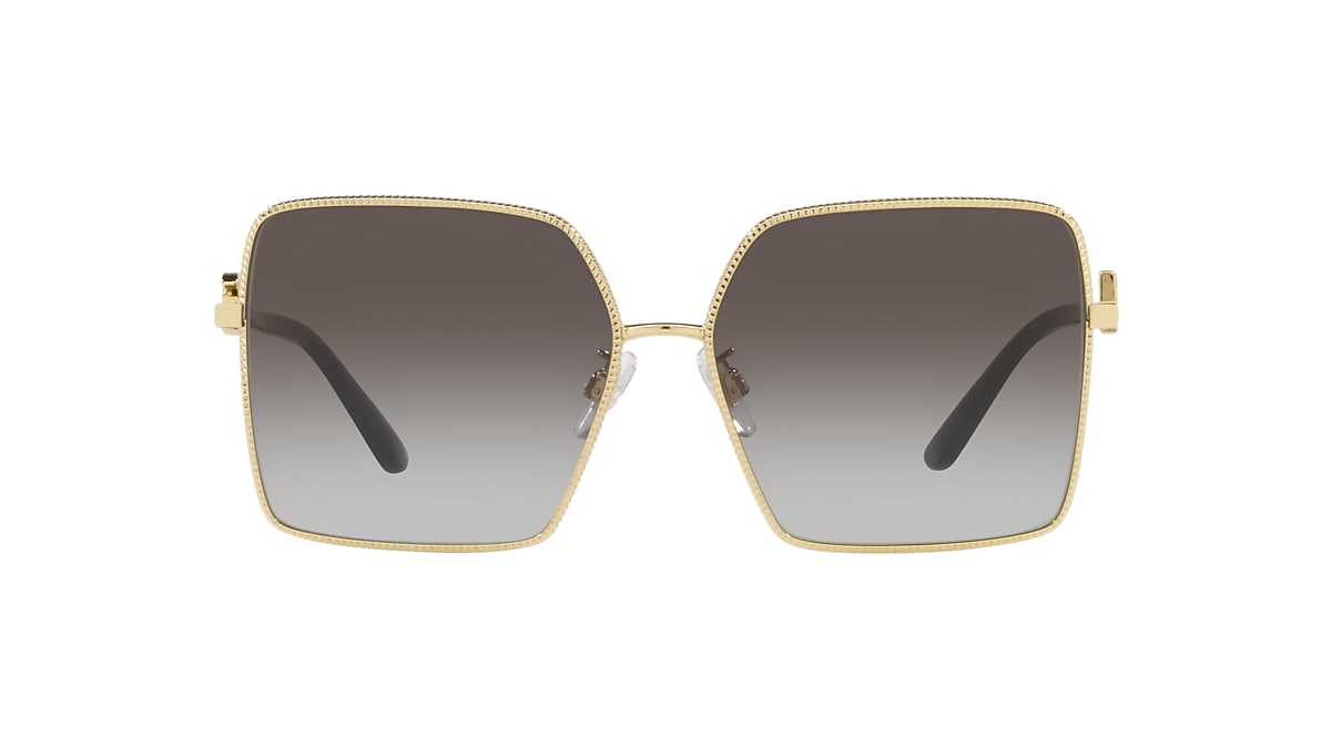 Dolce Gabbana DG2279 60 Light Grey Gradient Black Gold