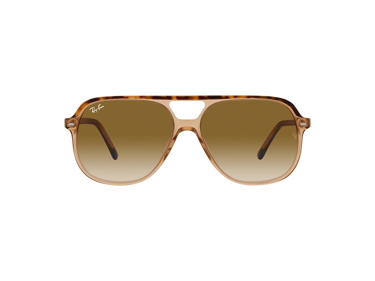Ray-Ban RB2198 Bill 60 Light Brown Gradient & Havana On Transparent Brown  Sunglasses | Sunglass Hut USA