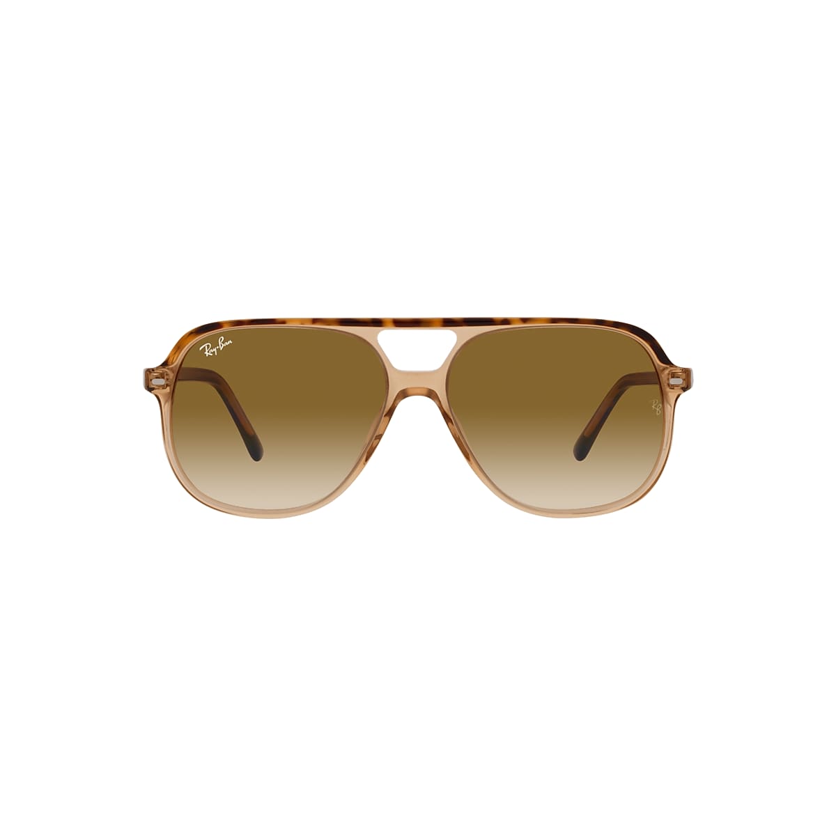 Ray-Ban RB2198 Bill 56 Light Brown Gradient & Havana On Transparent Brown  Sunglasses | Sunglass Hut United Kingdom