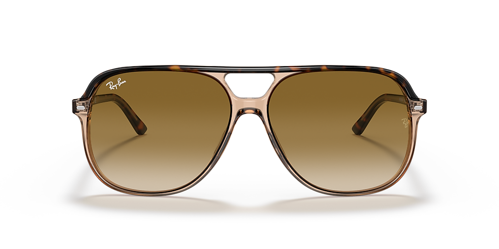 Ray-Ban RB2198F Bill 60 Light Brown Gradient & Havana On Transparent Brown  Sunglasses | Sunglass Hut Australia