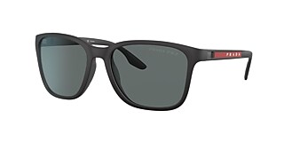 Prada Linea Rossa PS 02WS 57 Polar Dark Grey Black Rubber