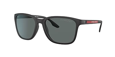 maat Onhandig Overwegen Prada Linea Rossa PS 02WS 57 Polar Dark Grey & Black Rubber Polarized  Sunglasses | Sunglass Hut USA