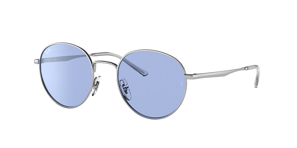 Ray-Ban RB3681 50 Blue Classic & Silver Sunglasses | Sunglass Hut Canada