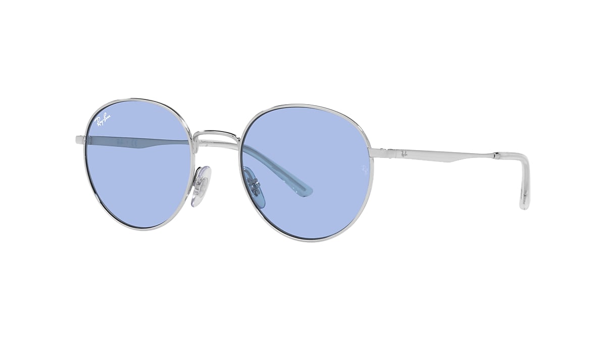 rayban レイバン RB3681 Ray-Ban RB3681 S (50 - 20) with Blue lenses and Silver frame