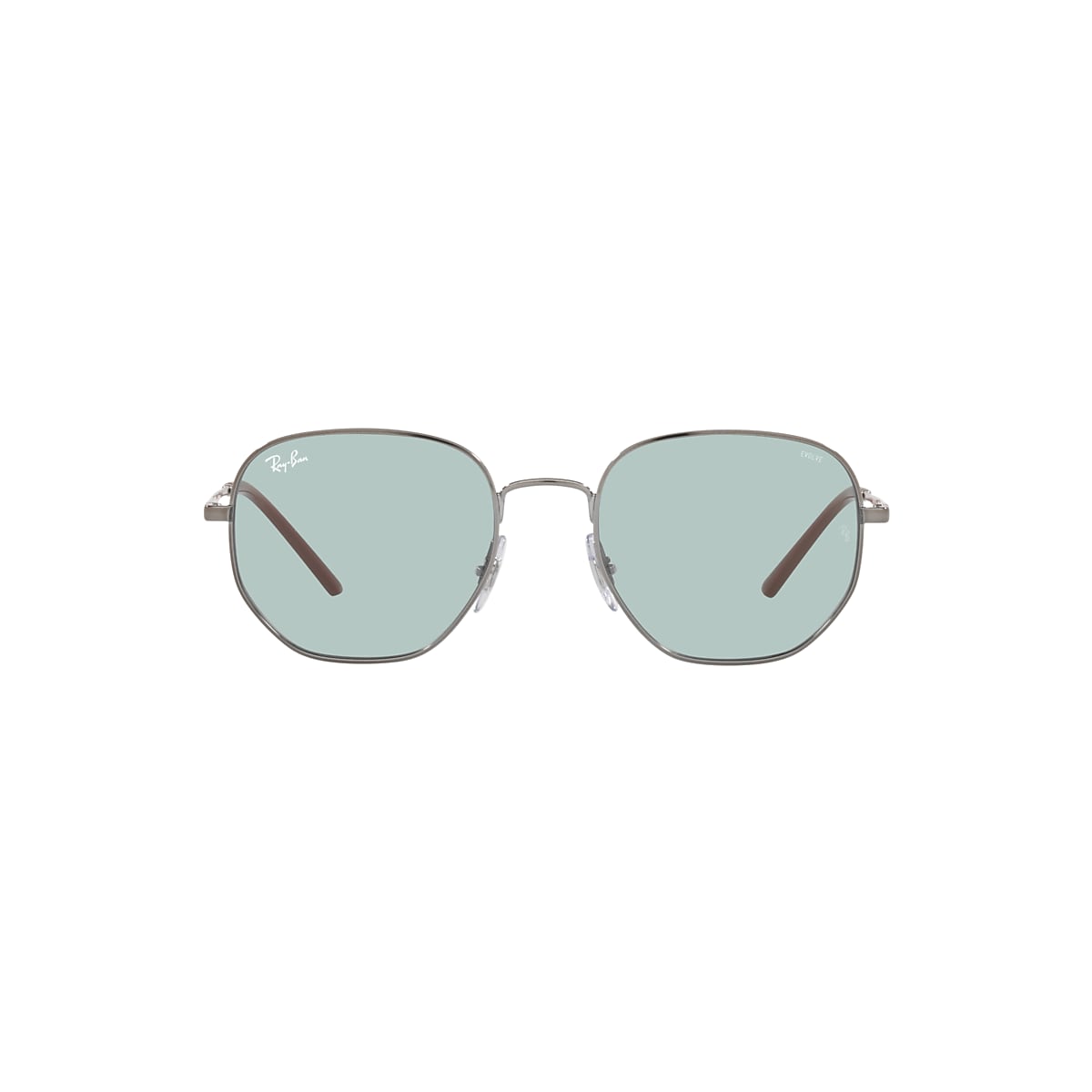 RAY-BAN RB3682 Evolve Gunmetal - Unisex Sunglasses, Photochromic Green  Gradient Blue Lens