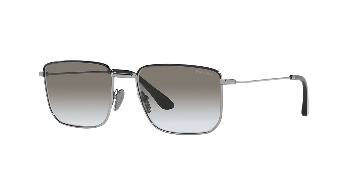 Prada PR 52YS 56 Grey Gradient & Black/Gunmetal Sunglasses