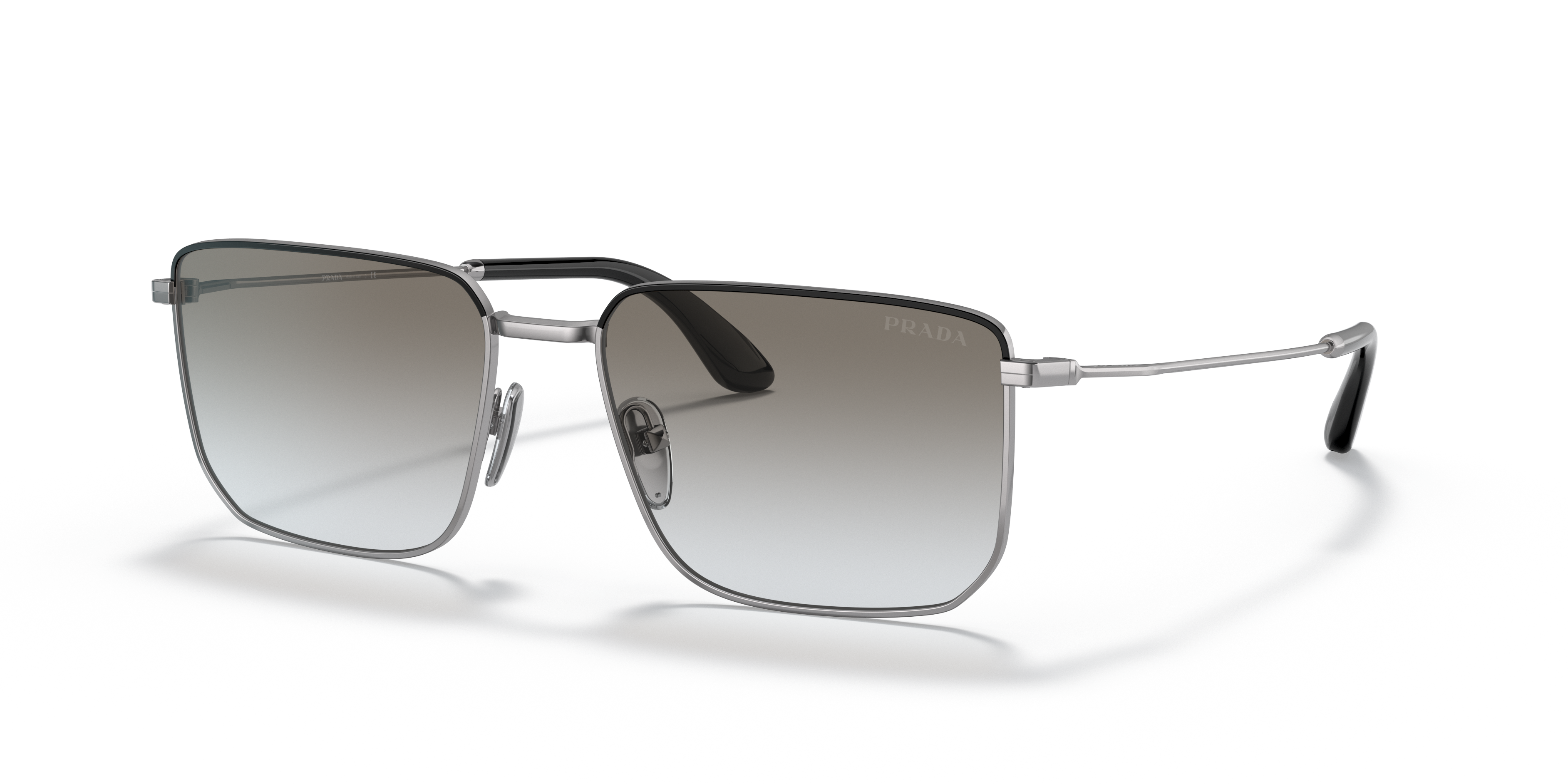 prada gunmetal sunglasses