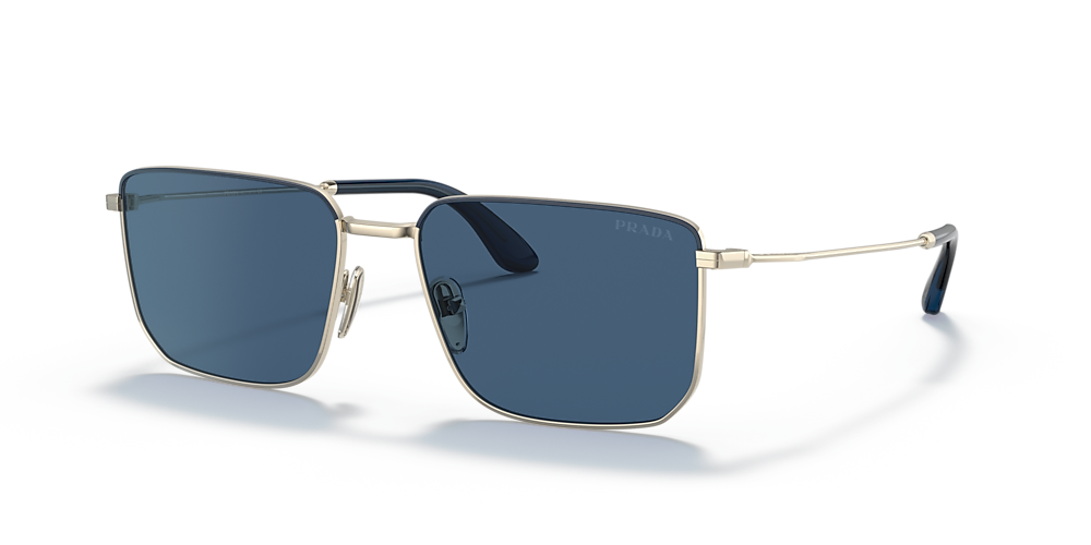 Prada PR 52YS 56 Dark Blue & Blue/Pale Gold Sunglasses | Sunglass Hut  Australia