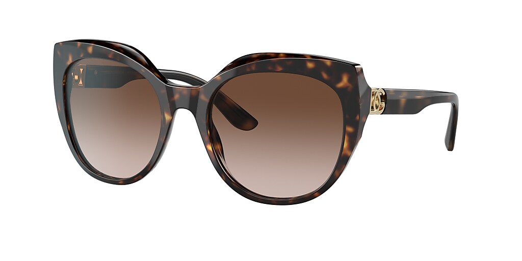 Dolce&Gabbana DG4392 56 Gradient Brown & Havana Sunglasses | Sunglass ...