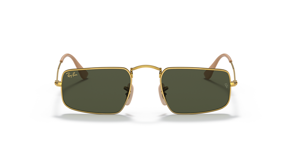 kalmeren Klooster selecteer Ray-Ban RB3957 Julie 49 Green & Gold Sunglasses | Sunglass Hut USA