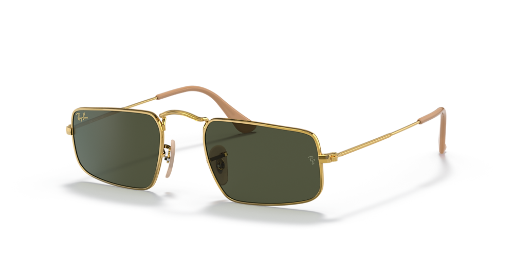 Ray-Ban RB3957 Julie 49 Green & Gold Sunglasses | Sunglass Hut USA