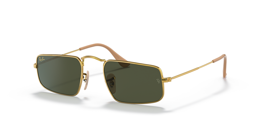 Ray-Ban RB3957 Julie 49 Green & Gold Sunglasses | Sunglass Hut