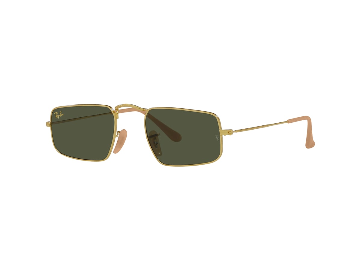 Ray-Ban RB3957 Julie 49 Green & Gold Sunglasses | Sunglass Hut Canada