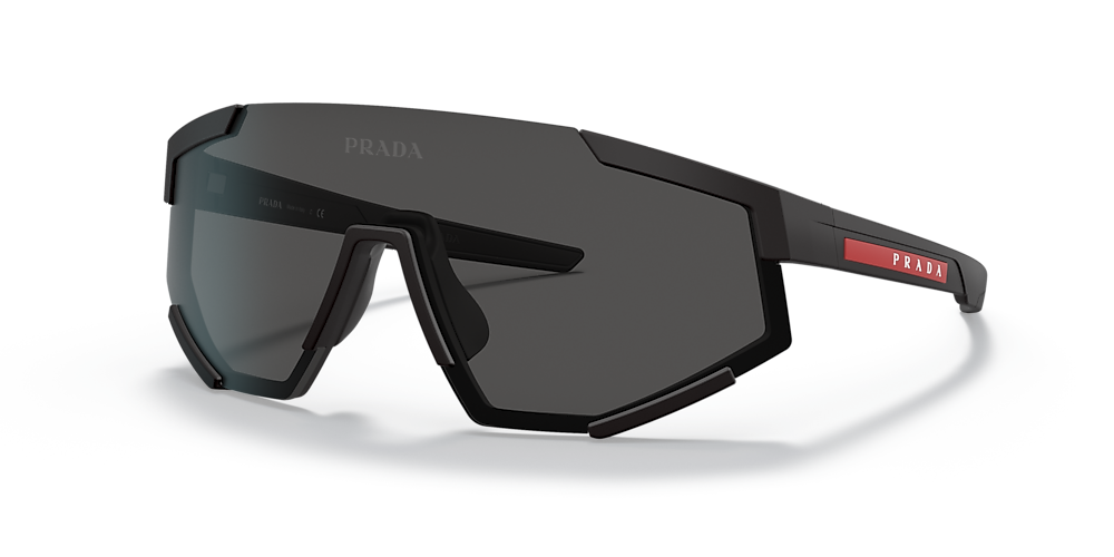 Prada Linea Rossa PS 04WS 01 Dark Grey & Black Rubber Sunglasses | Sunglass  Hut Australia