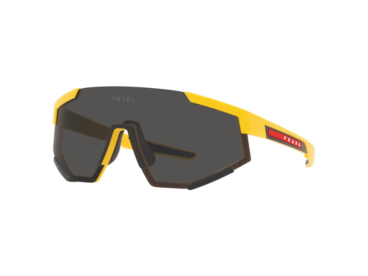Balling Verpersoonlijking Staat Prada Linea Rossa PS 04WS 01 Dark Grey & Yellow Rubber Sunglasses | Sunglass  Hut USA