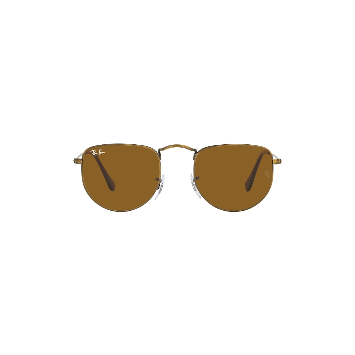 Ray-Ban RB3958 Elon 47 Brown & Antique Gold Sunglasses | Sunglass