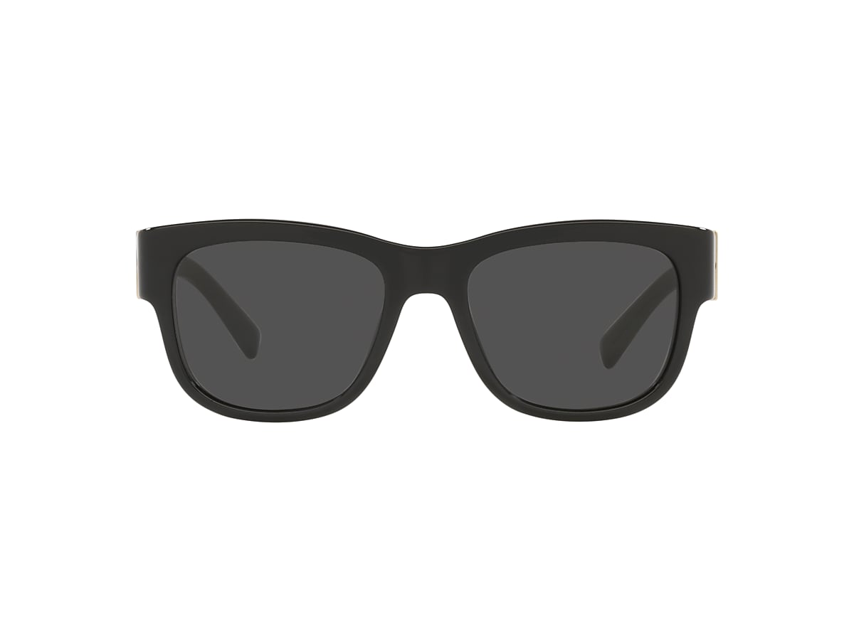Dolce&Gabbana DG4390 54 Dark Grey & Black Sunglasses | Sunglass 