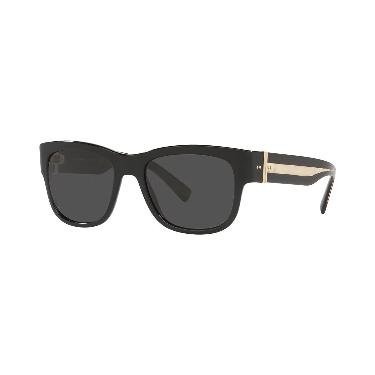 Dolce&Gabbana DG4390 54 Dark Grey & Black Sunglasses | Sunglass 