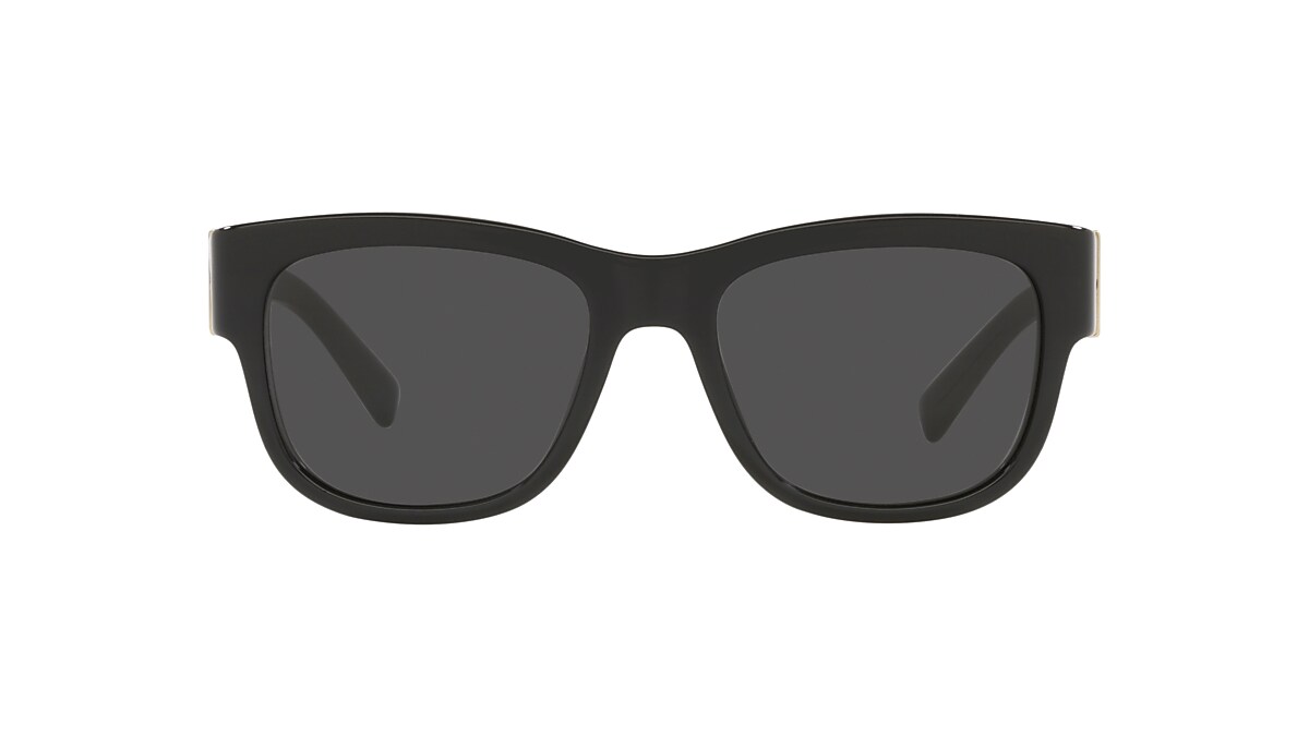 Dolce&Gabbana DG4390 54 Dark Grey & Black Sunglasses | Sunglass 