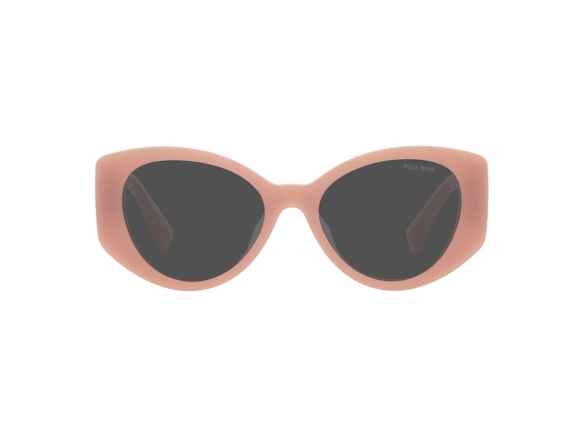 Miu Miu MU 03WS 53 Dunkelgrau & Rosa Opal Sunglasses | Sunglass 