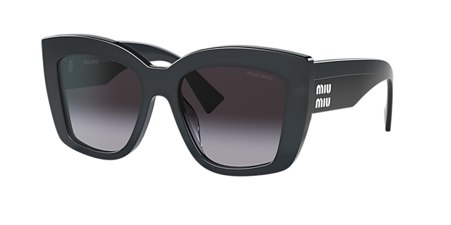 Miu Miu MU 04WS Sunglasses 06U5D1 Grey Opal