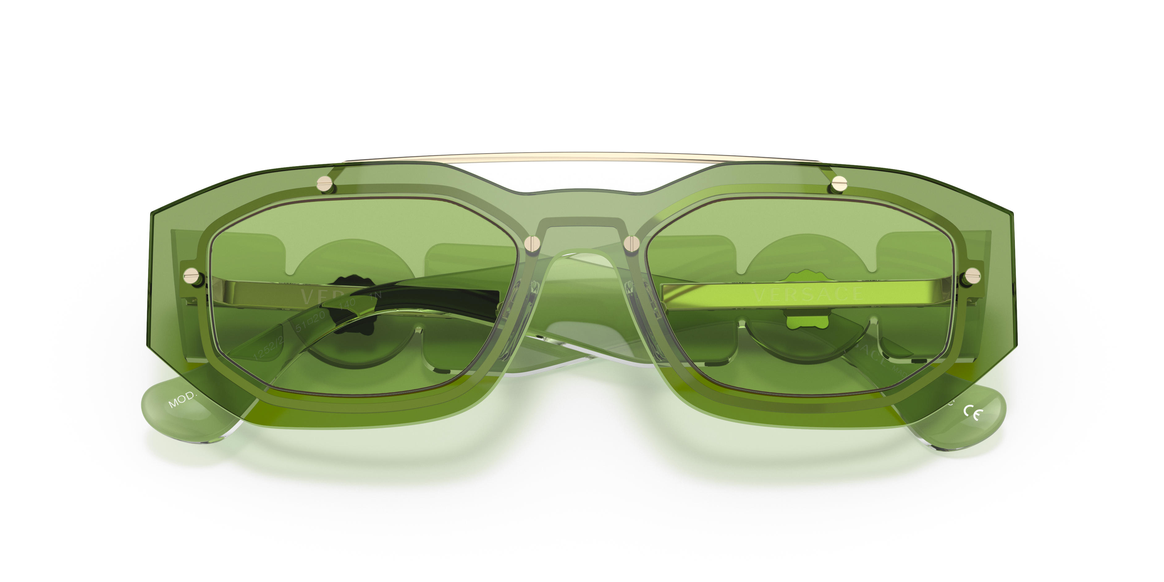 versace eyeglasses green