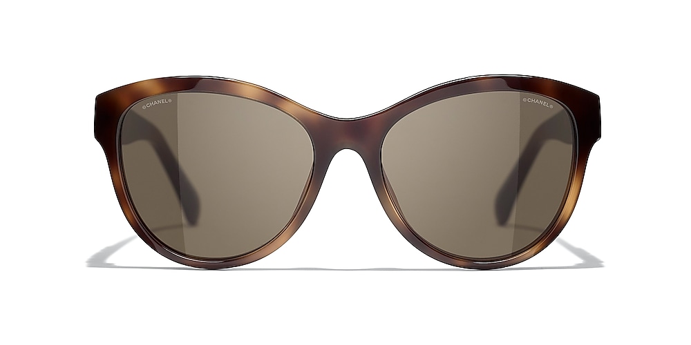 Chanel Butterfly Sunglasses CH5458 55 Full Brown & Havana Sunglasses | Sunglass New Zealand