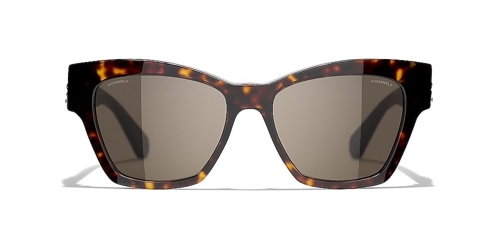 Chanel Butterfly Sunglasses CH5456QA 54 Brown & Dark Tortoise