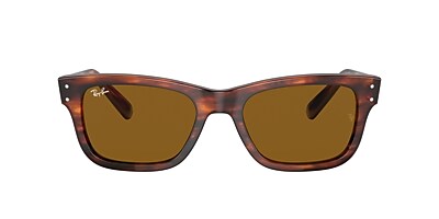 Ray-Ban RB2283 Burbank 52 Brown & Striped Havana Sunglasses