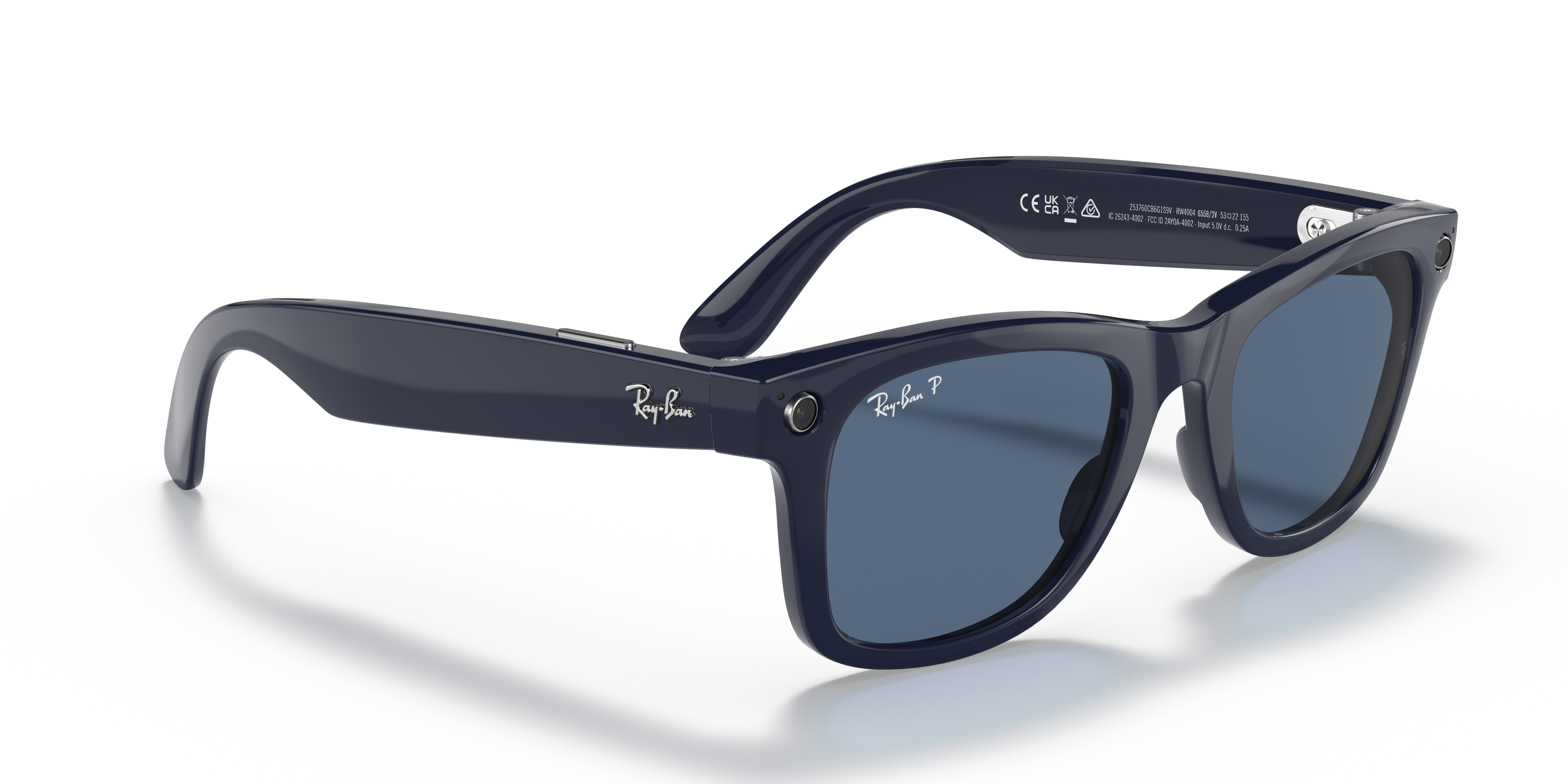 navy ray bans