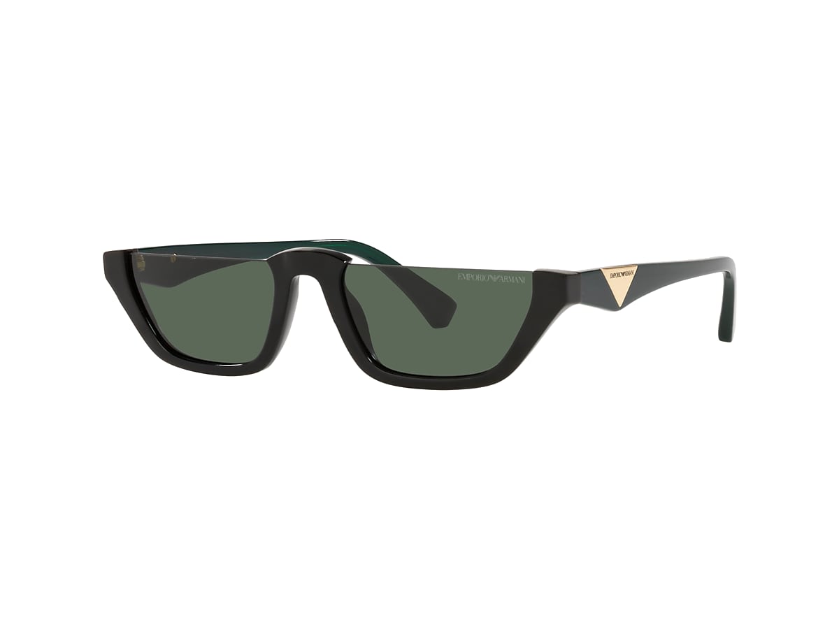 Emporio Armani EA4174 58 Dark Green & Black Sunglasses | Sunglass Hut  Australia