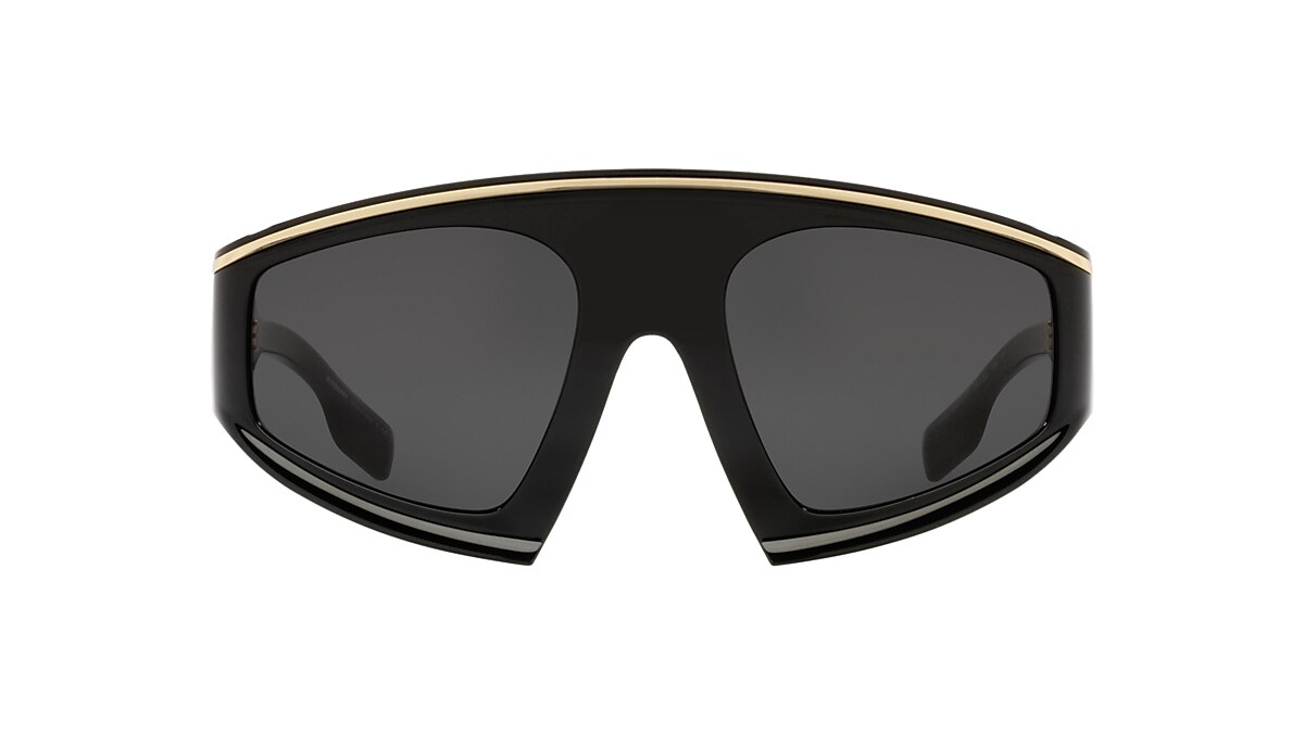 Burberry BE4353 Brooke 56 Dark Grey & Black Sunglasses