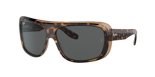 Ray-Ban RB2196 Blair 61 Dark Grey & Havana On Transparent