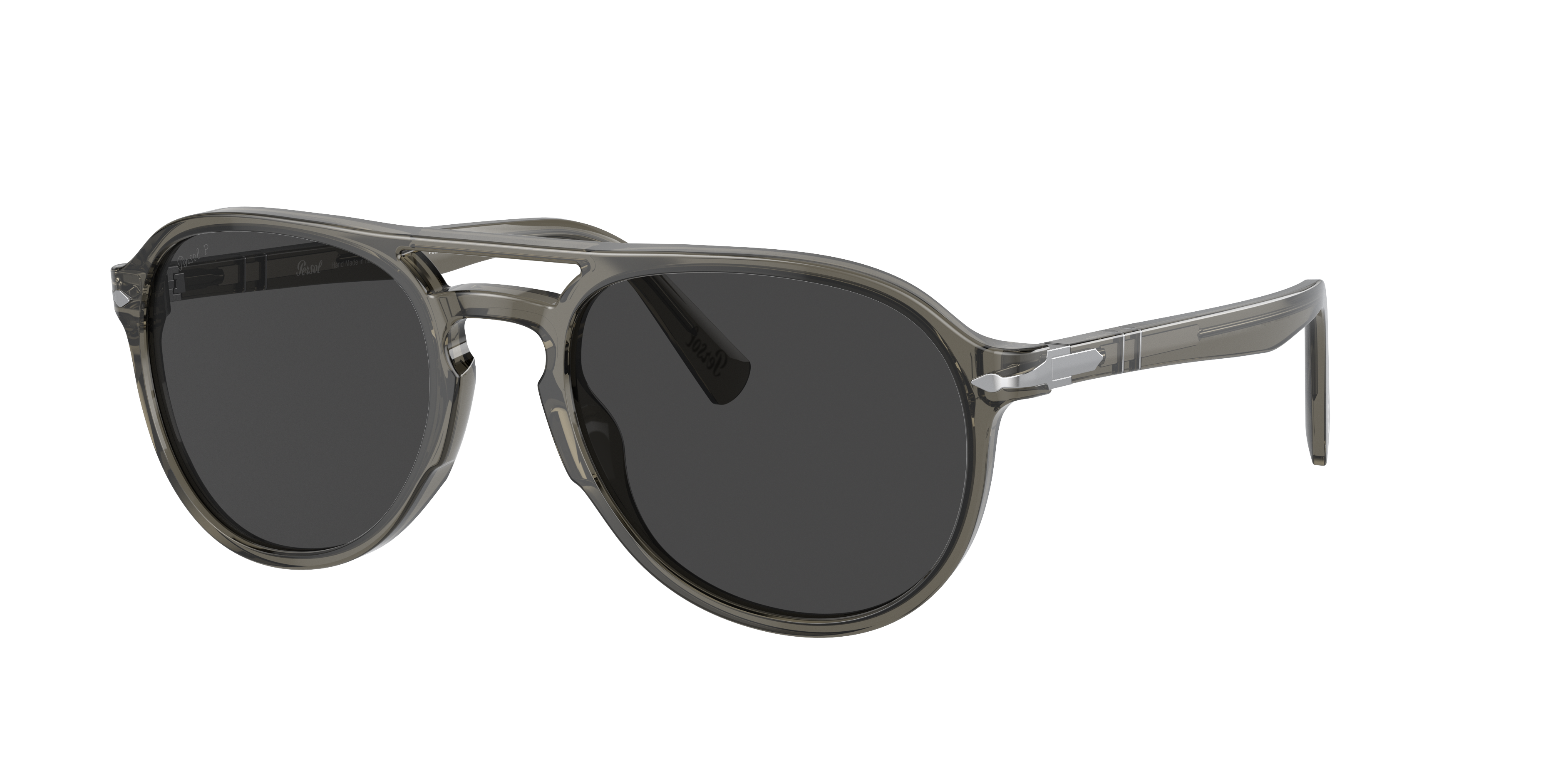Persol Sunglasses 9714 95/31 Black Grey Green 