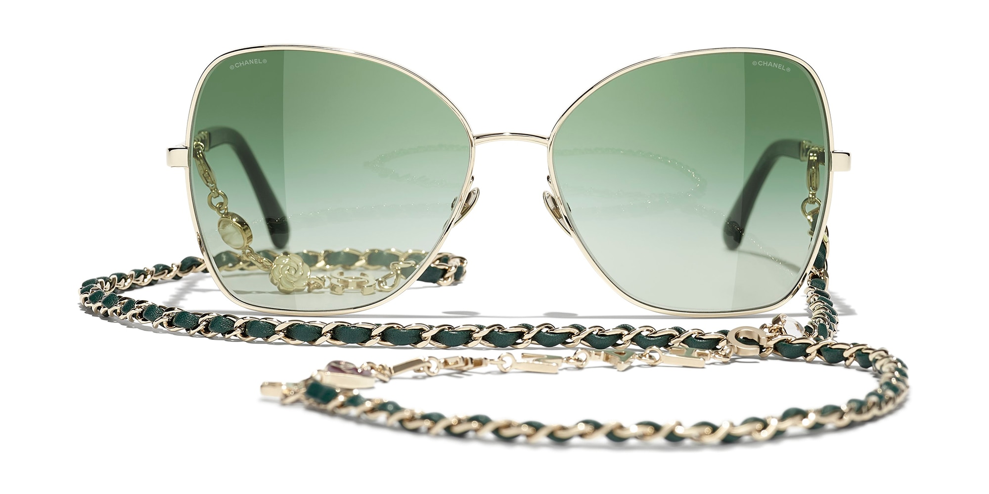 CHANEL Butterfly Sunglasses Pearl Chain More Than You Can Imagine   prestigegwlorg