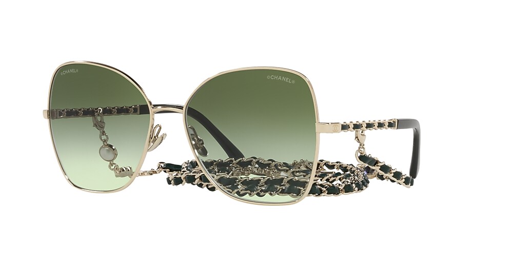 Get the best deals on CHANEL Gold Butterfly Sunglasses for Women